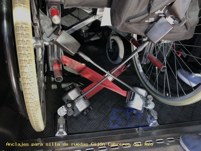 Anclajes para silla de ruedas Gijón Cabreros del Río